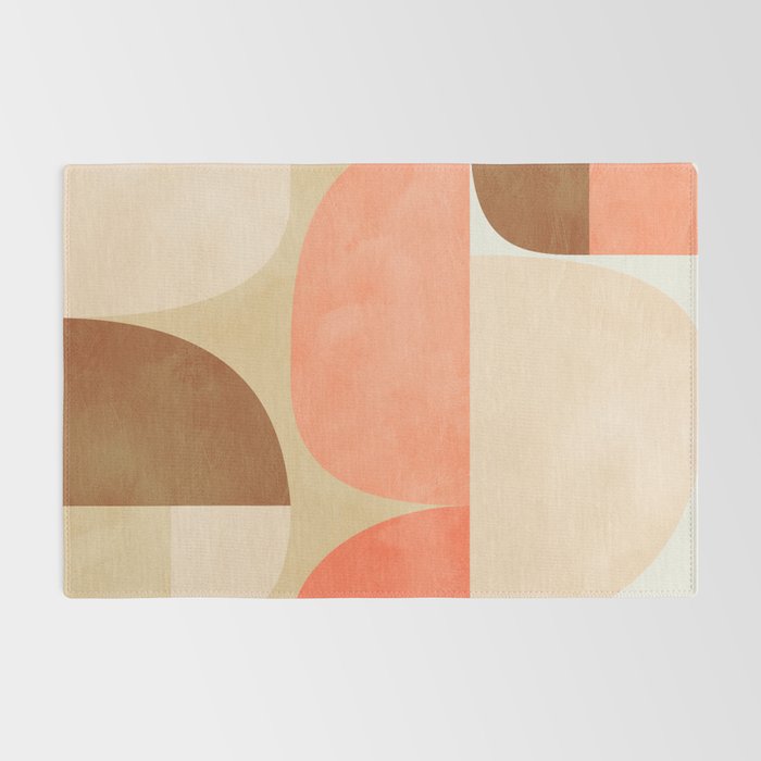 mid century geometric abstract 6 Rug Gallery Image 2