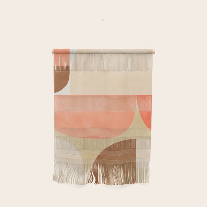 mid century geometric abstract 6 Wall Hanging Gallery Image 1