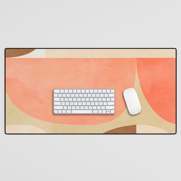mid century geometric abstract 6 Desk Mat Gallery Image 1