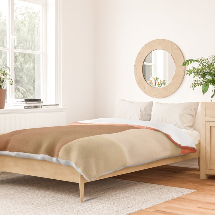 mid century geometric abstract 6 Duvet Cover Gallery Image 2