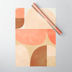 mid century geometric abstract 6 Wrapping Paper Gallery Image 1