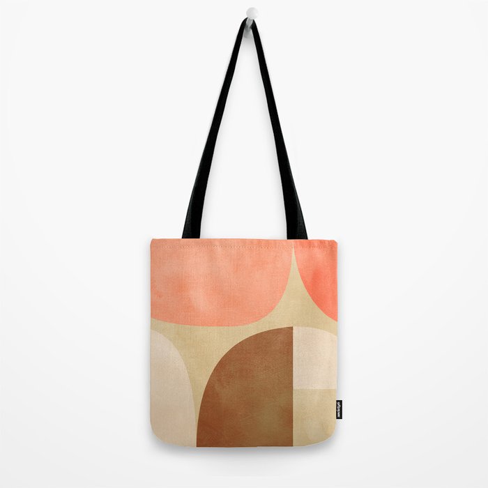 mid century geometric abstract 6 Tote Bag Gallery Image 2