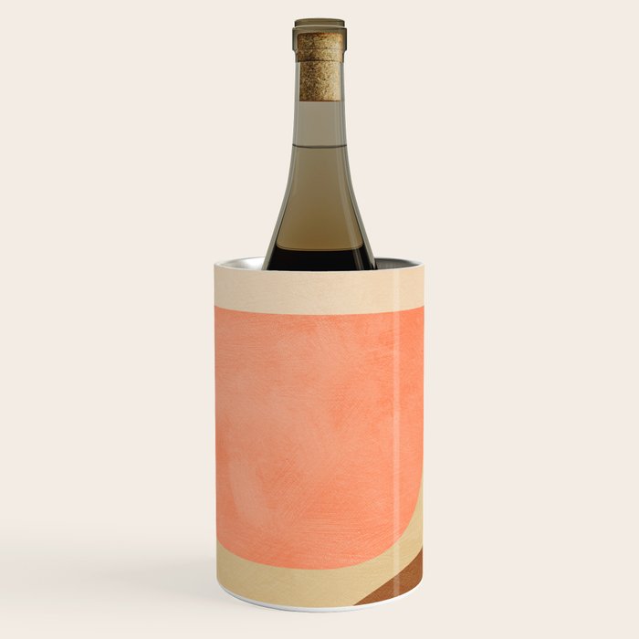 mid century geometric abstract 6 Wine Chiller Gallery Image 1