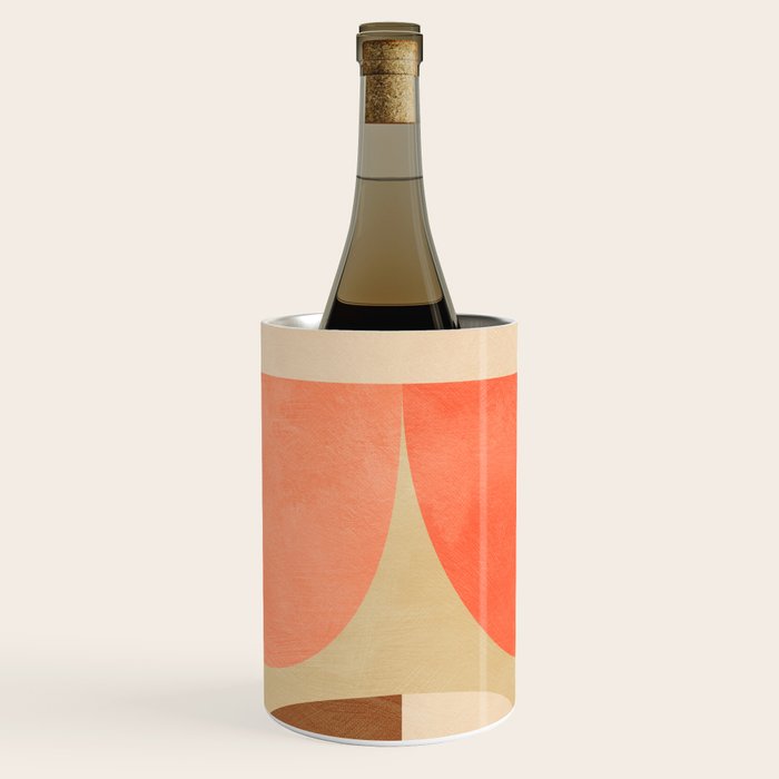 mid century geometric abstract 6 Wine Chiller Gallery Image 3