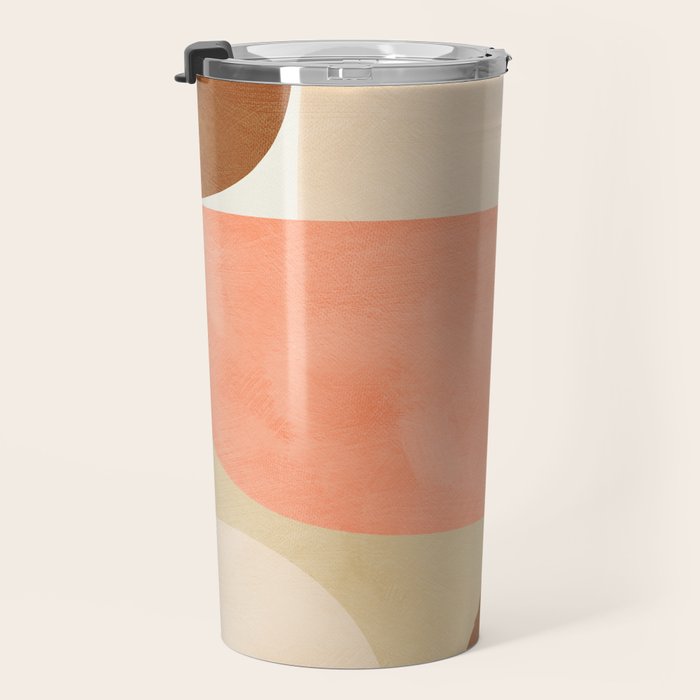 mid century geometric abstract 6 Travel Mug Gallery Image 3