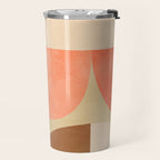 mid century geometric abstract 6 Travel Mug Gallery Image 2
