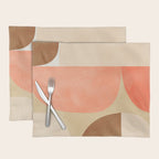 mid century geometric abstract 6 Placemat Gallery Image 1