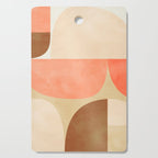 mid century geometric abstract 6 Cutting Board Gallery Image 1