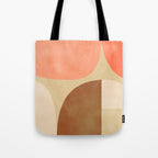 mid century geometric abstract 6 Tote Bag Gallery Image 1