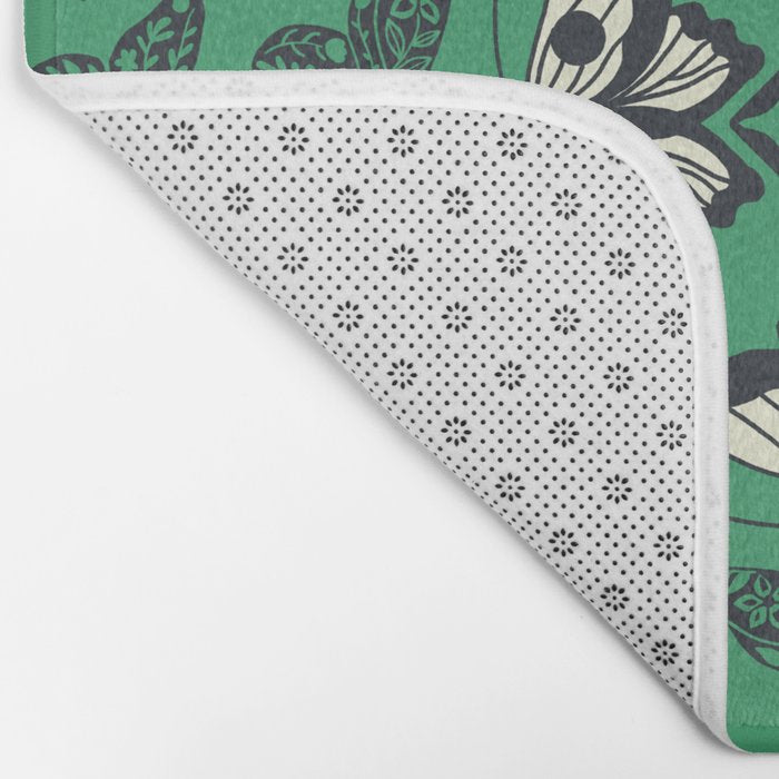 Butterfly Kaleidoscope Bath Mat Gallery Image 2