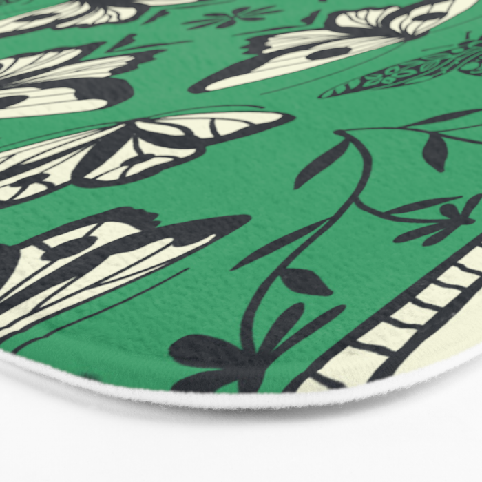 Butterfly Kaleidoscope Bath Mat Gallery Image 3