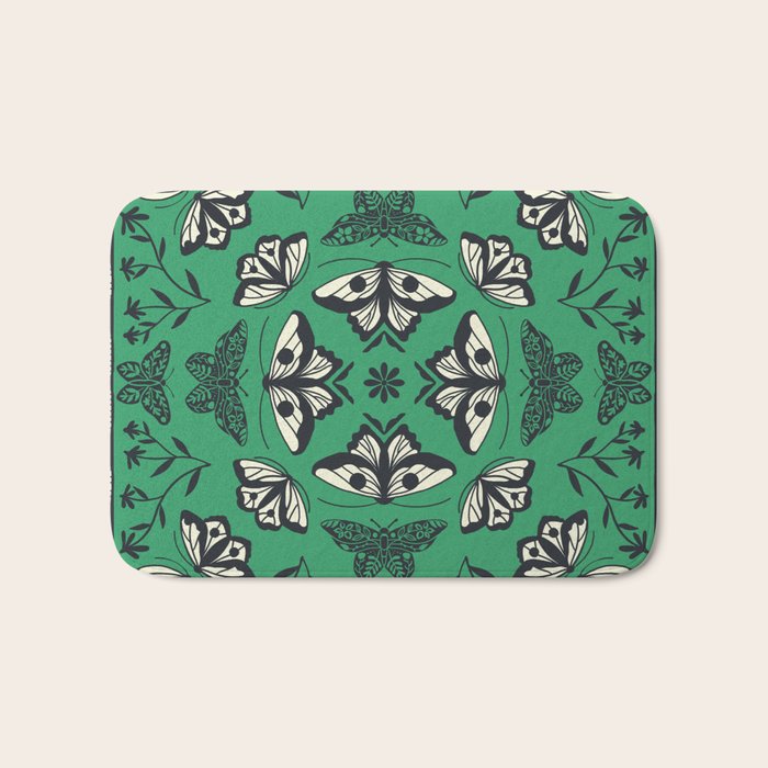 Butterfly Kaleidoscope Bath Mat Gallery Image 1