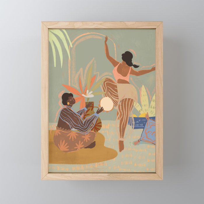 Music and Dance Mini Art Print Gallery Image 1