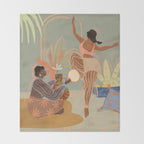 Music and Dance Throw Blanket Gallery Image 2