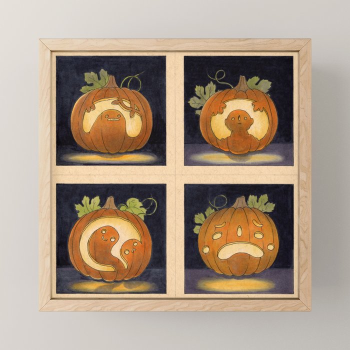 Pumpkins 2022 Mini Art Print Gallery Image 1