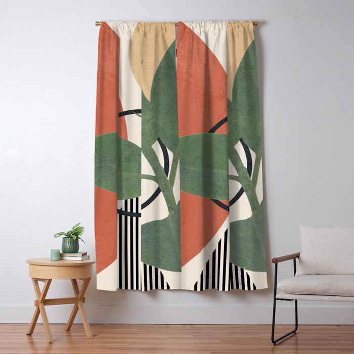 Nature Geometry III Window Curtain Gallery Image 1