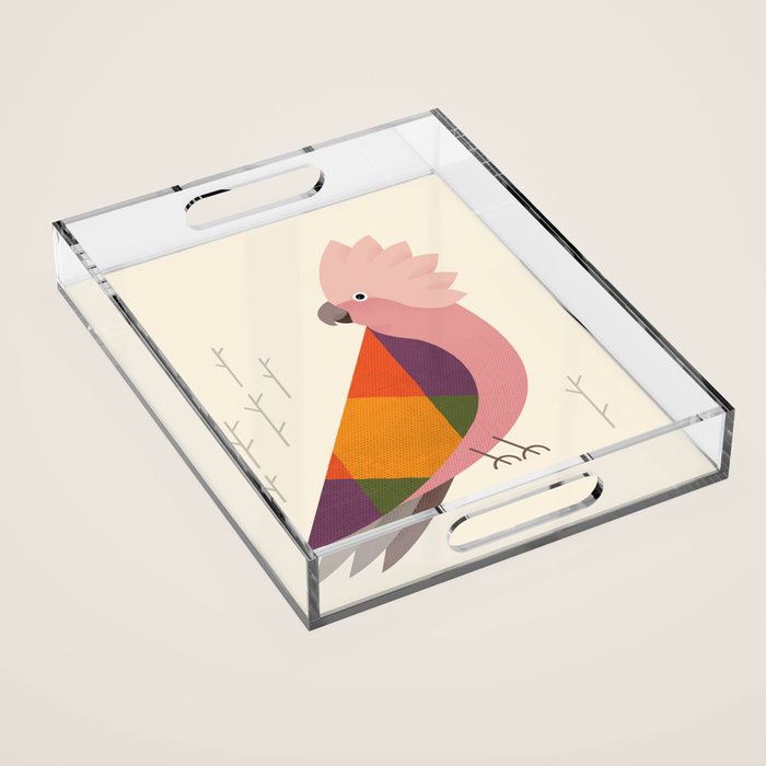 Galah Acrylic Tray Gallery Image 1