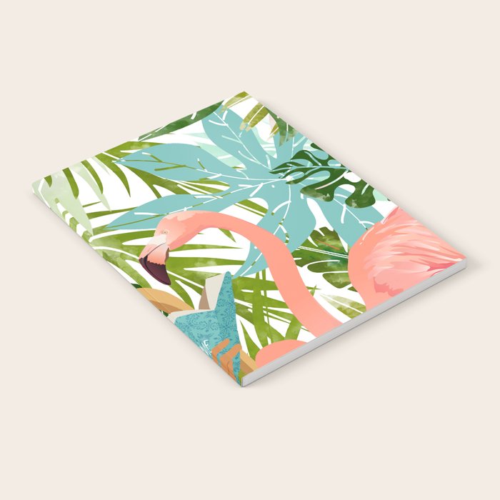 How To Become a Flamingo Illustration, Human Nature Connection, Woman Fashion Travel Notebook Gallery Image 2