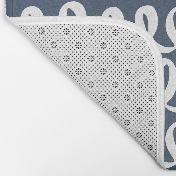 Loop da Loop . Classic Blue Bath Mat Gallery Image 2