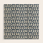Loop da Loop . Classic Blue Wood Wall Art Gallery Image 1