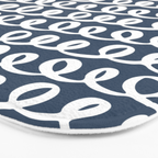 Loop da Loop . Classic Blue Bath Mat Gallery Image 3