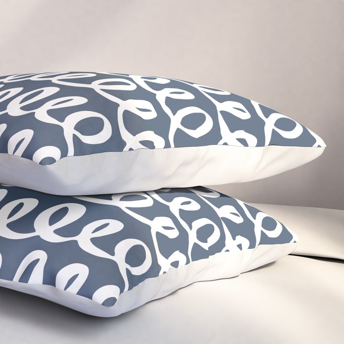 Loop da Loop . Classic Blue Pillow Sham Gallery Image 3