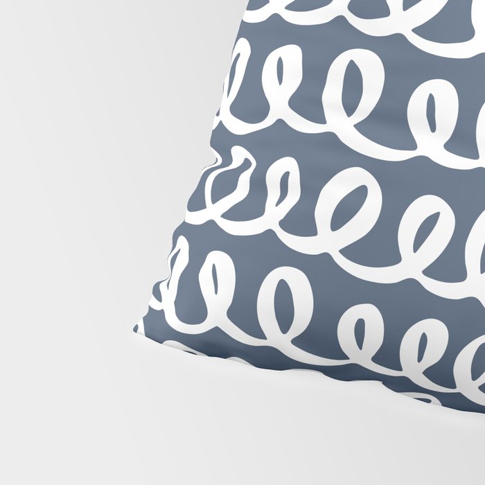 Loop da Loop . Classic Blue Pillow Sham Gallery Image 4