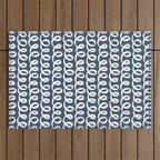 Loop da Loop . Classic Blue Outdoor Rug Gallery Image 1