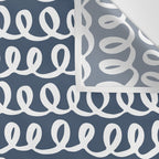Loop da Loop . Classic Blue Wall Tapestry Gallery Image 3
