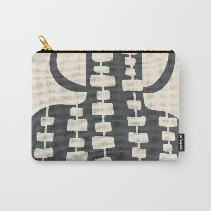 Tribal Pot 6 Carry All Pouch Gallery Image 1