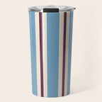 Classic Stripes - heritage blue berry Travel Mug Gallery Image 1