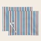 Classic Stripes - heritage blue berry Placemat Gallery Image 1