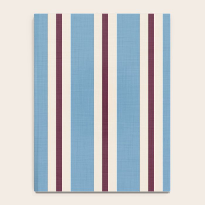 Classic Stripes - heritage blue berry Notebook Gallery Image 4
