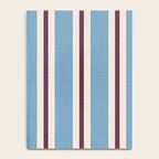 Classic Stripes - heritage blue berry Notebook Gallery Image 4