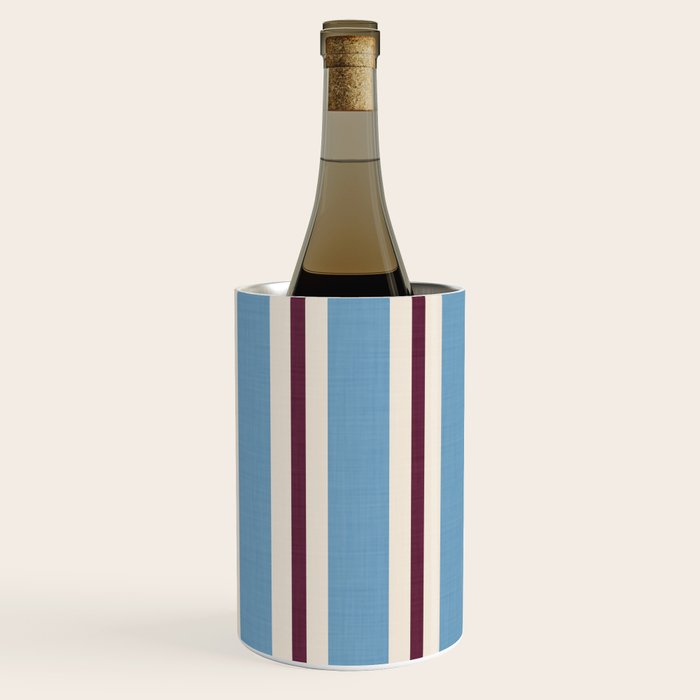 Classic Stripes - heritage blue berry Wine Chiller Gallery Image 1