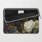 Dutch Vintage Midnight Flower Garden  Laptop Sleeve Gallery Image 2