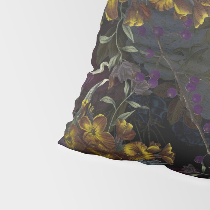 Dutch Vintage Midnight Flower Garden  Pillow Sham Gallery Image 4