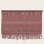 Marsala Wine Solid Color Wall Hanging Gallery Image 1