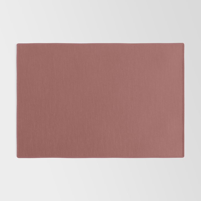 Marsala Wine Solid Color Rug Gallery Image 2