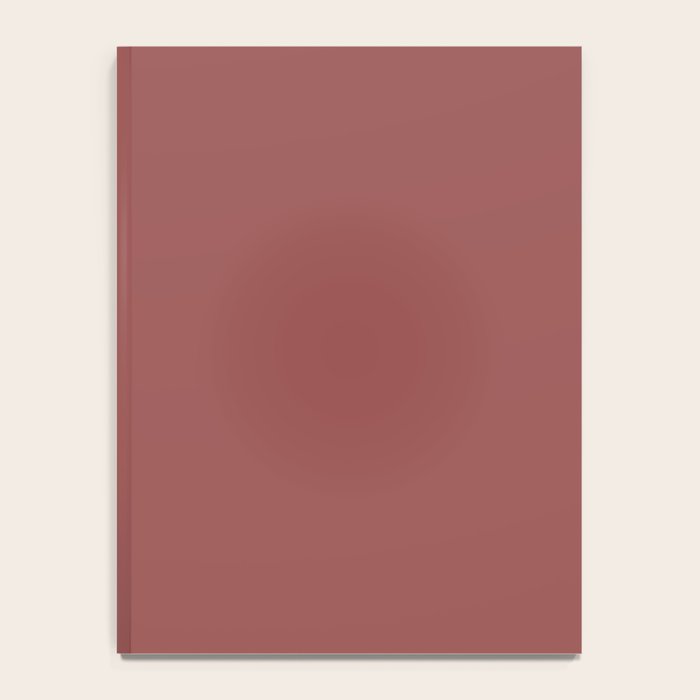Marsala Wine Solid Color Notebook Gallery Image 4
