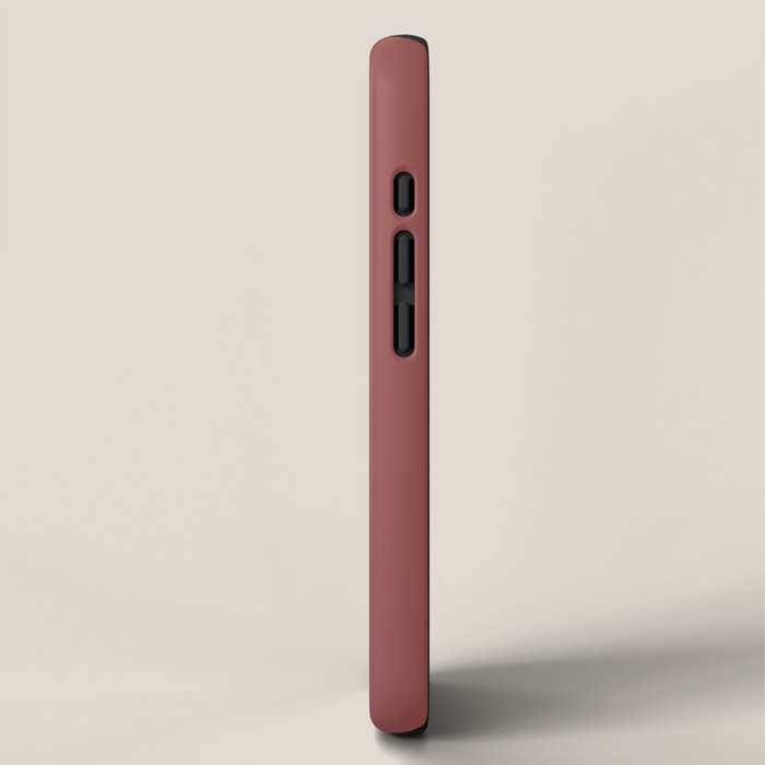Marsala Wine Solid Color iPhone Case Gallery Image 2