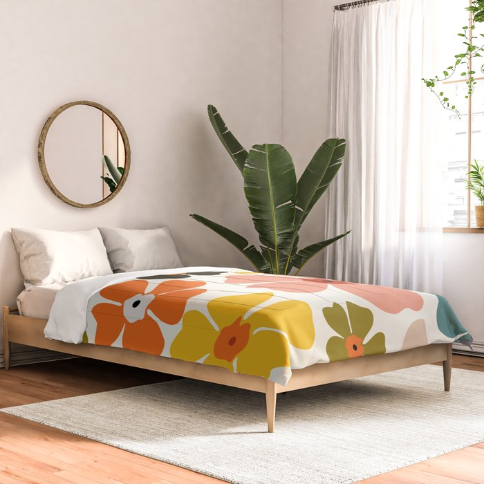 Daisies mid modern 3 Comforter Gallery Image 2