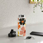 Daisies mid modern 3 Water Bottle Gallery Image 4