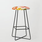 Daisies mid modern 3 Stool Gallery Image 1