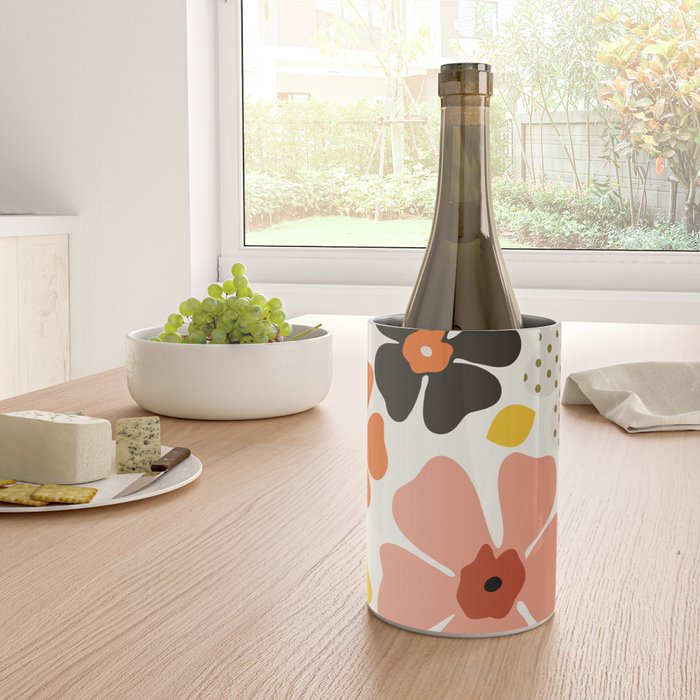 Daisies mid modern 3 Wine Chiller Gallery Image 4