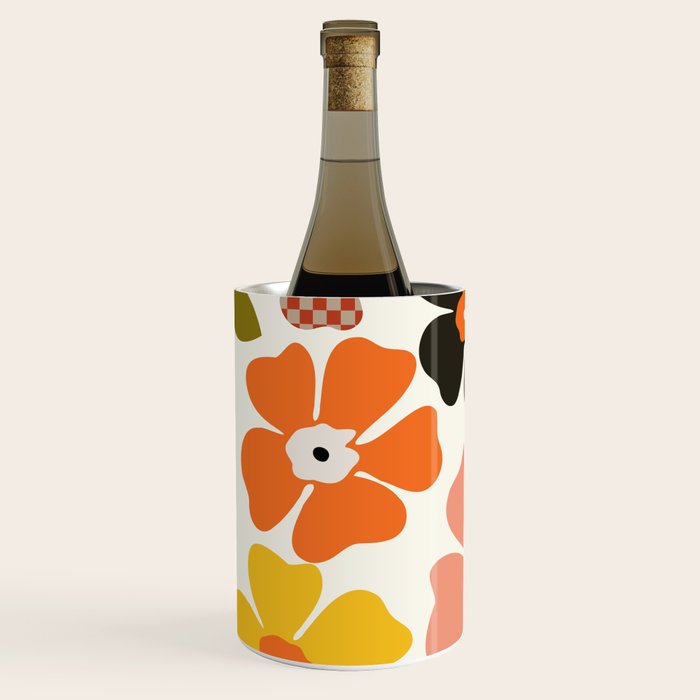 Daisies mid modern 3 Wine Chiller Gallery Image 2