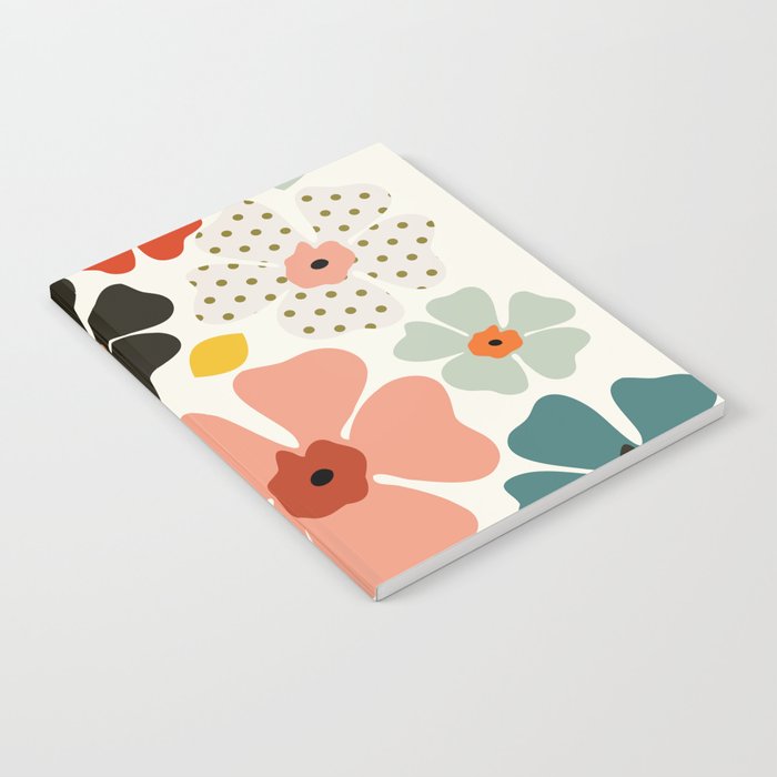 Daisies mid modern 3 Notebook Gallery Image 1