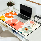 Daisies mid modern 3 Desk Mat Gallery Image 2