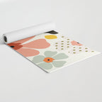 Daisies mid modern 3 Yoga Mat Gallery Image 2