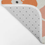 Daisies mid modern 3 Bath Mat Gallery Image 2